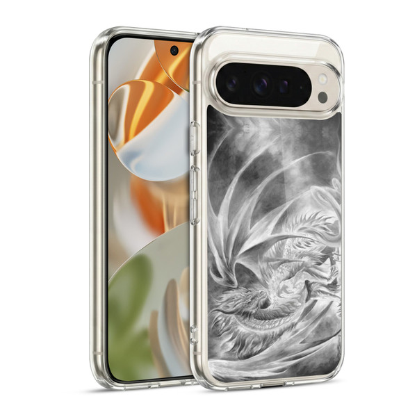 Ruth Thompson Dragons Silver Ice Soft Gel Case for Google Pixel 9 / Pixel 9 Pro