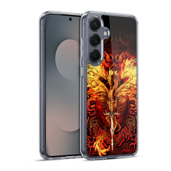 Ruth Thompson Dragons Flameblade Soft Gel Case for Samsung Galaxy S25+ & MagSafe