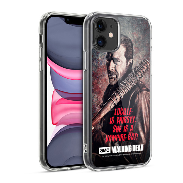 AMC The Walking Dead Negan Lucille Vampire Bat Soft Gel Case for Apple iPhone 11