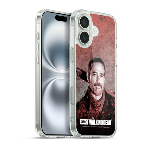 AMC The Walking Dead Negan Lucille 2 Soft Gel Case for Apple iPhone 16 Plus & MagSafe