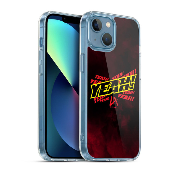 WWE LA Knight Yeah! Soft Gel Case for Apple iPhone 13 Mini & MagSafe