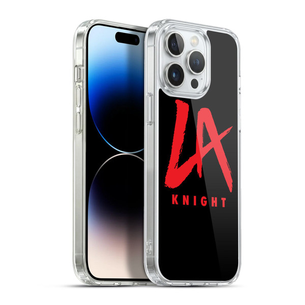 WWE LA Knight Logo Soft Gel Case for Apple iPhone 13 Pro Max & MagSafe