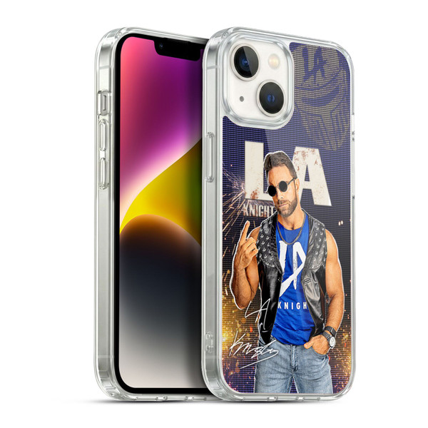 WWE LA Knight Portrait Soft Gel Case for Apple iPhone 14