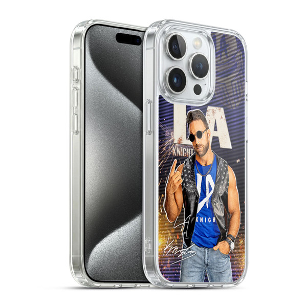 WWE LA Knight Portrait Soft Gel Case for Apple iPhone 15 Pro & MagSafe