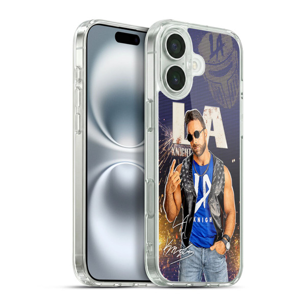 WWE LA Knight Portrait Soft Gel Case for Apple iPhone 16 Plus & MagSafe