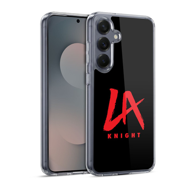 WWE LA Knight Logo Soft Gel Case for Samsung Galaxy S25 & MagSafe