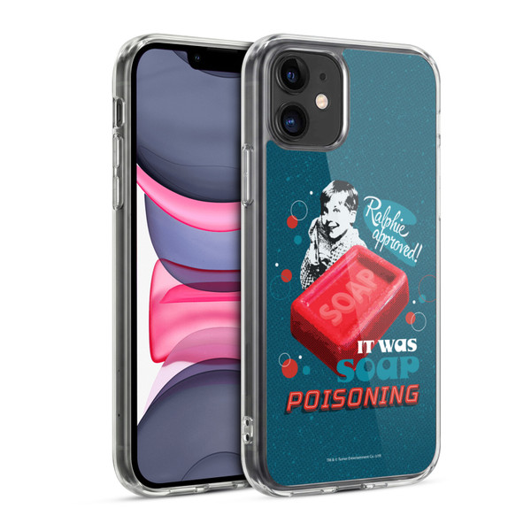 A Christmas Story Composed Art Alfie Soap Soft Gel Case for Apple iPhone 11