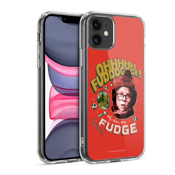 A Christmas Story Composed Art Oh Fudge Soft Gel Case for Apple iPhone 11