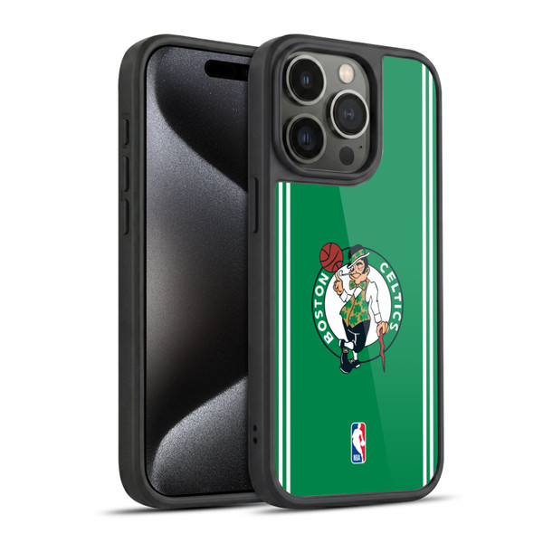 NBA Boston Celtics Logo Green Design Gel Armour Case For Apple iPhone 15 Pro