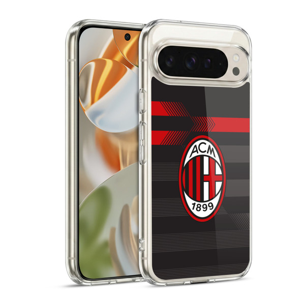 AC Milan 2017/18 Crest Kit Third Soft Gel Case for Google Pixel 9 / Pixel 9 Pro