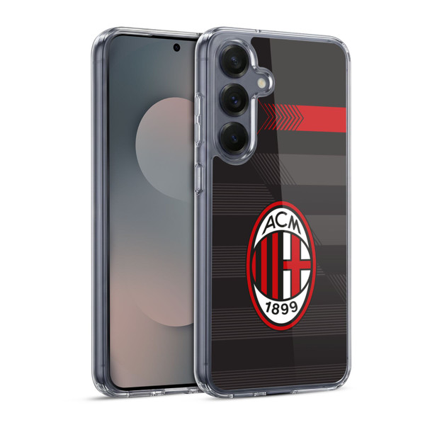 AC Milan 2017/18 Crest Kit Third Soft Gel Case for Samsung Galaxy S25 & MagSafe