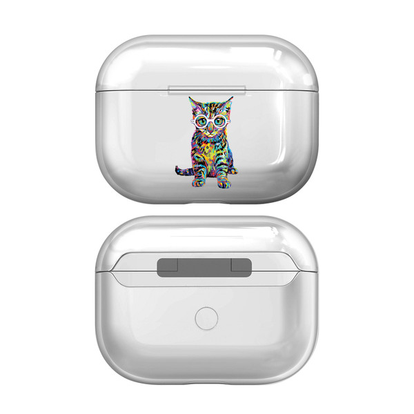 P.D. Moreno Cats Kitty 6 Clear Hard Crystal Cover for Apple AirPods Pro Charging Case