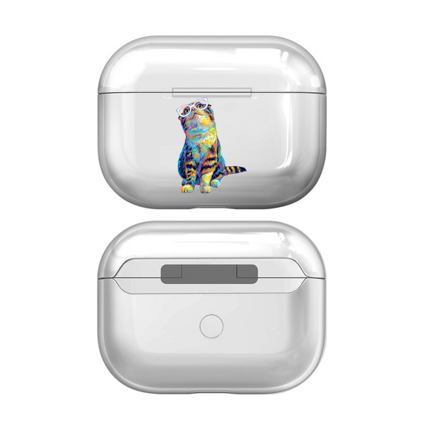 P.D. Moreno Cats Kitty 8 Clear Hard Crystal Cover Case for Apple AirPods Pro Charging Case