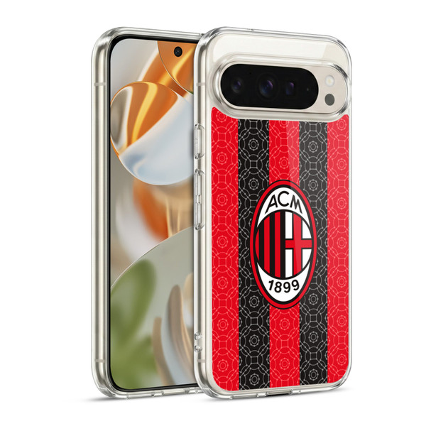 AC Milan 2020/21 Crest Kit Home Soft Gel Case for Google Pixel 9 / Pixel 9 Pro