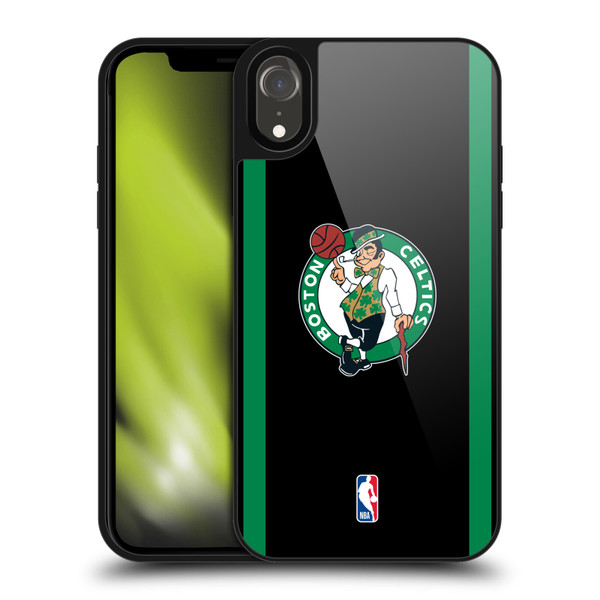 NBA Boston Celtics Logo Black Green Design Gel Armour Case For Apple iPhone XR
