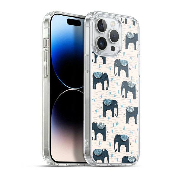 Andrea Lauren Design Animals Elephant Soft Gel Case for Apple iPhone 13 Pro Max & MagSafe