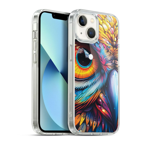 Michael David Ward Animals Look Of The Wild Soft Gel Case for Apple iPhone 13