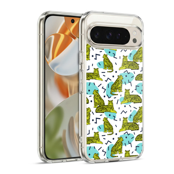 Andrea Lauren Design Animals Neon Tiger Soft Gel Case for Google Pixel 9 / Pixel 9 Pro