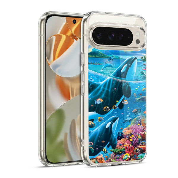 Michael David Ward Animals Sea Tales Soft Gel Case for Google Pixel 9 / Pixel 9 Pro