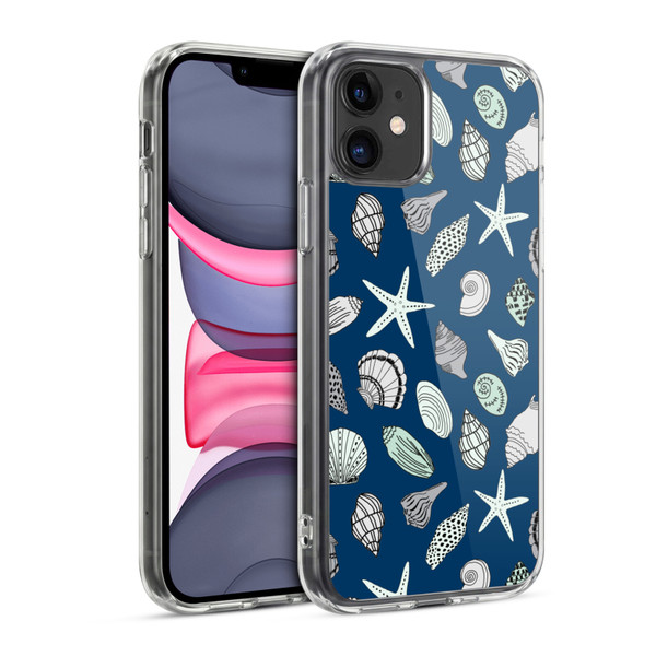 Andrea Lauren Design Sea Animals Shells Soft Gel Case for Apple iPhone 11