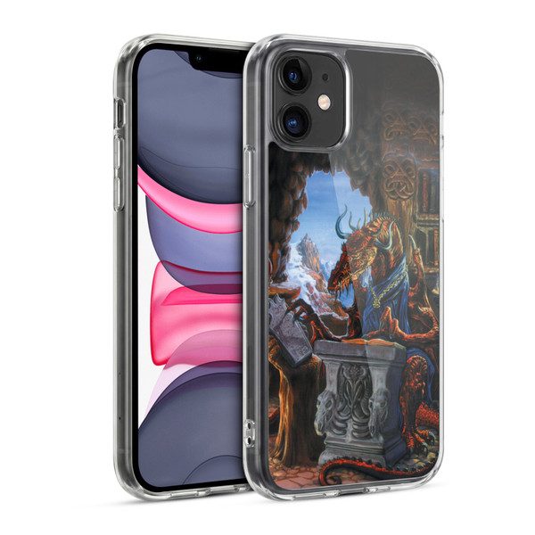 Ed Beard Jr Dragons Ancient Scholar Soft Gel Case for Apple iPhone 11