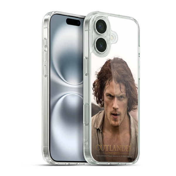 Outlander Characters Jamie Rough Soft Gel Case for Apple iPhone 16 Plus & MagSafe