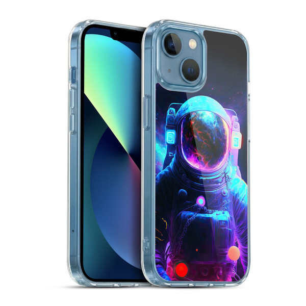 Wumples Cosmic Arts Astronaut Soft Gel Case for Apple iPhone 13 Mini & MagSafe