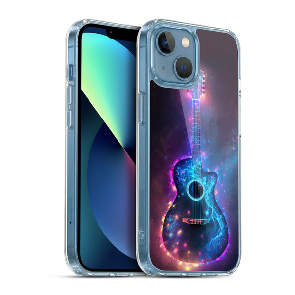 Wumples Cosmic Arts Guitar Soft Gel Case for Apple iPhone 13 Mini & MagSafe