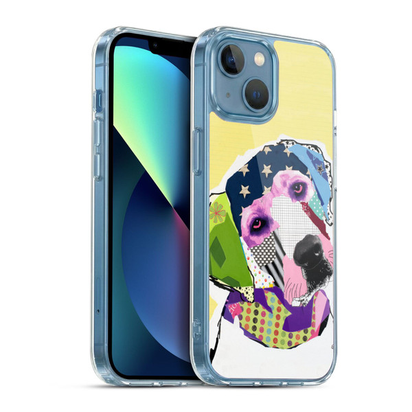 Michel Keck Dogs Yellow Lab Soft Gel Case for Apple iPhone 13 Mini & MagSafe