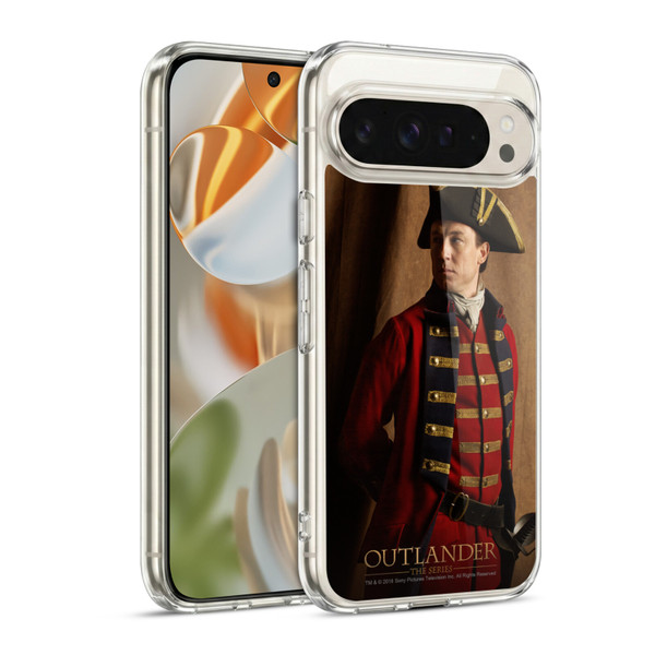 Outlander Characters Jonathan Randall Portrait Soft Gel Case for Google Pixel 9 / Pixel 9 Pro
