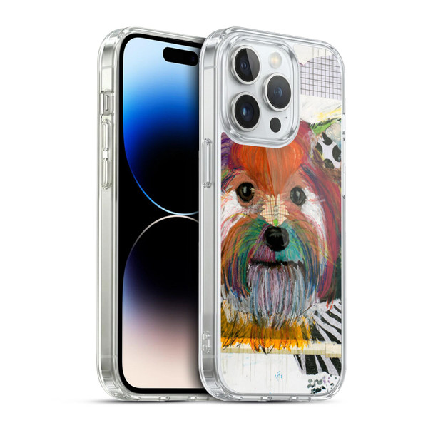 Michel Keck Dogs Silky Terrier Soft Gel Case for Apple iPhone 13 Pro & MagSafe
