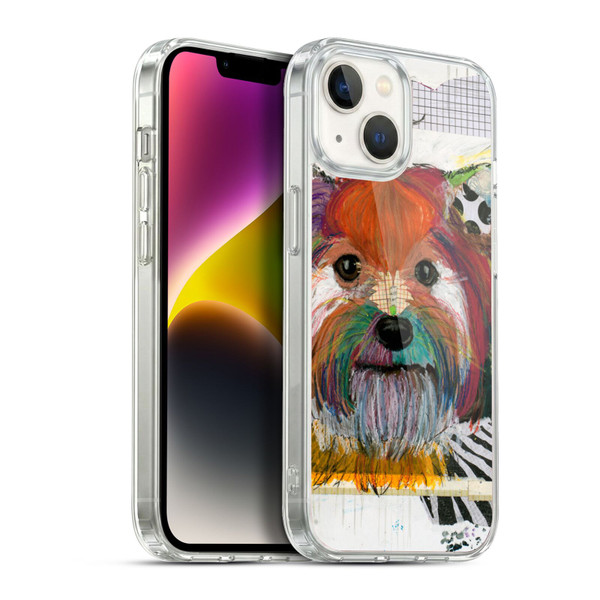 Michel Keck Dogs Silky Terrier Soft Gel Case for Apple iPhone 14