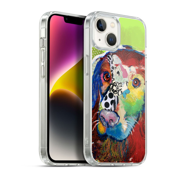 Michel Keck Dogs Irish Setter Soft Gel Case for Apple iPhone 14 Plus & MagSafe