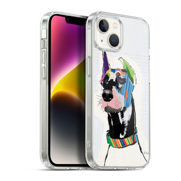 Michel Keck Dogs Ready Soft Gel Case for Apple iPhone 14 Plus & MagSafe