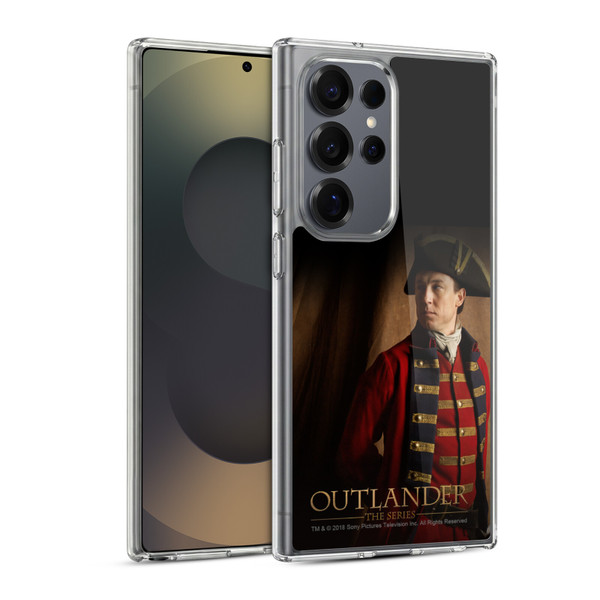 Outlander Characters Jonathan Randall Portrait Soft Gel Case for Samsung Galaxy S25 Ultra & MagSafe