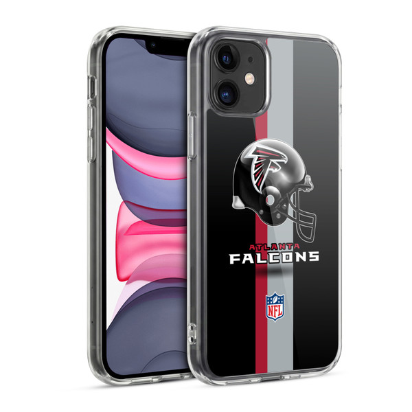 NFL Atlanta Falcons Logo Helmet Soft Gel Case for Apple iPhone 11