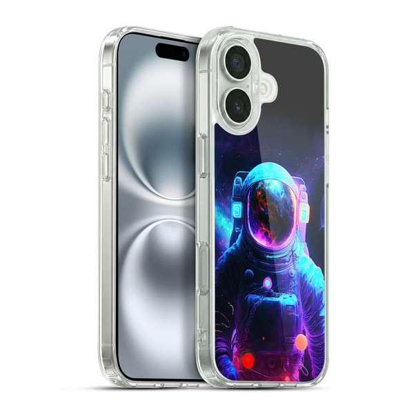 Wumples Cosmic Arts Astronaut Soft Gel Case for Apple iPhone 16 Plus & MagSafe
