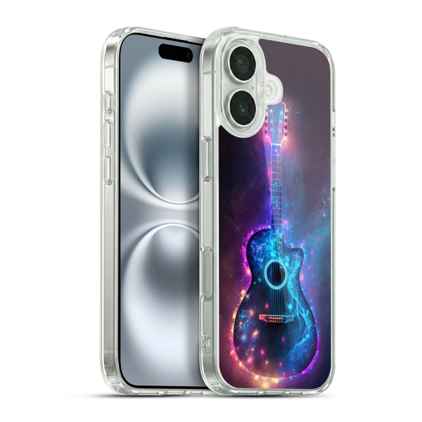 Wumples Cosmic Arts Guitar Soft Gel Case for Apple iPhone 16 Plus & MagSafe