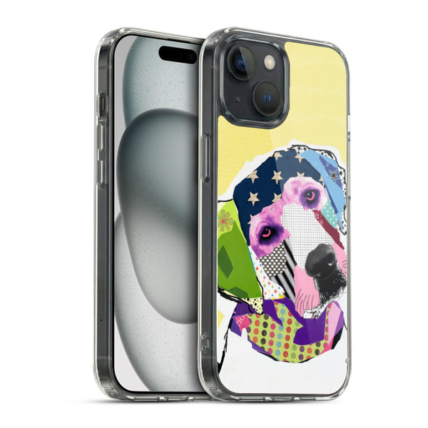 Michel Keck Dogs Yellow Lab Soft Gel Case for Apple iPhone 15 & MagSafe