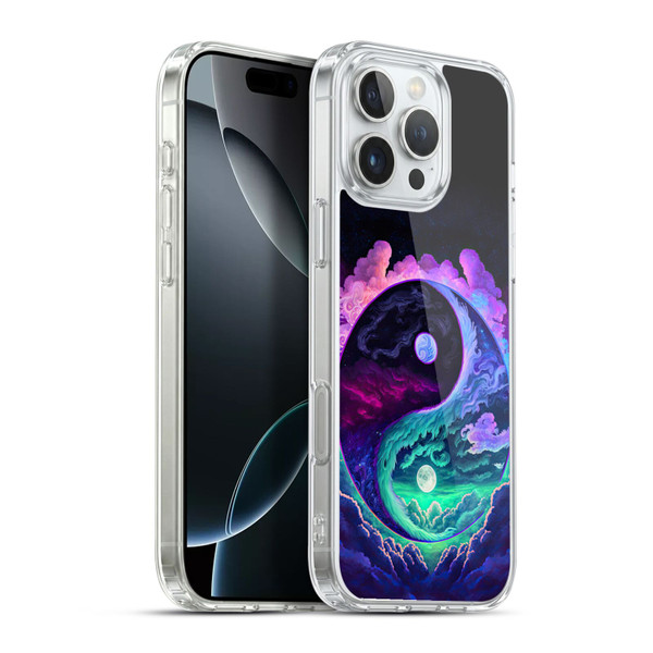 Wumples Cosmic Arts Clouded Yin Yang Soft Gel Case for Apple iPhone 16 Pro Max & MagSafe