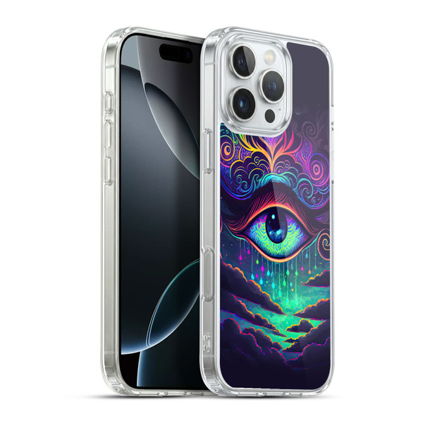 Wumples Cosmic Arts Eye Soft Gel Case for Apple iPhone 16 Pro Max & MagSafe
