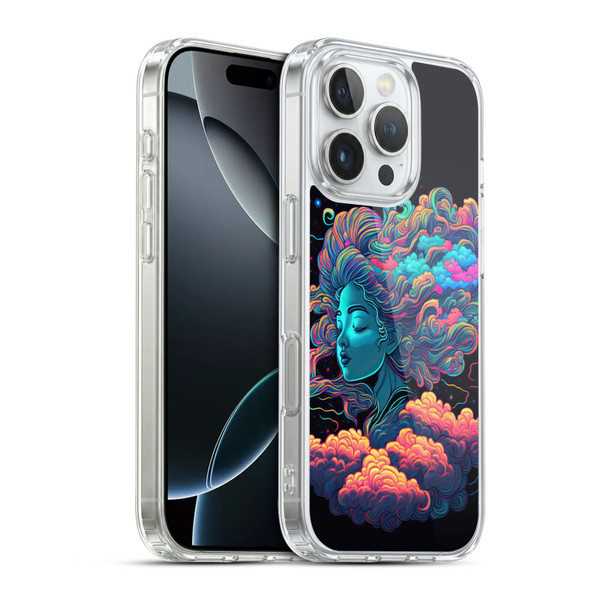 Wumples Cosmic Arts Cloud Goddess Aphrodite Soft Gel Case for Apple iPhone 16 Pro & MagSafe