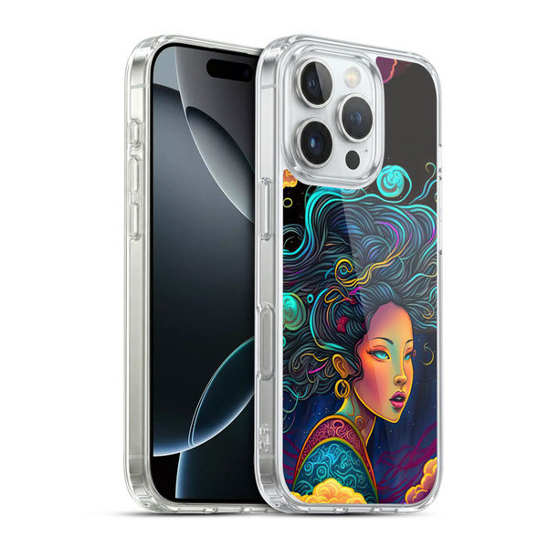 Wumples Cosmic Arts Cloud Goddess Soft Gel Case for Apple iPhone 16 Pro & MagSafe