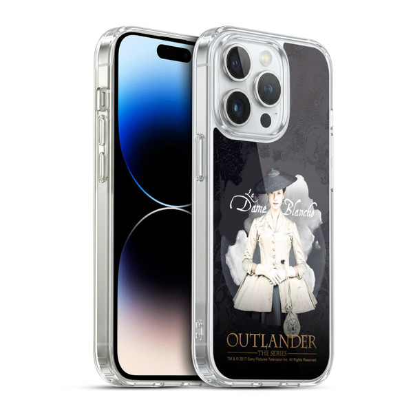 Outlander Portraits La Dame Blanche Soft Gel Case for Apple iPhone 14 Pro & MagSafe