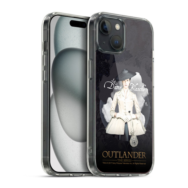 Outlander Portraits La Dame Blanche Soft Gel Case for Apple iPhone 15 Plus & MagSafe