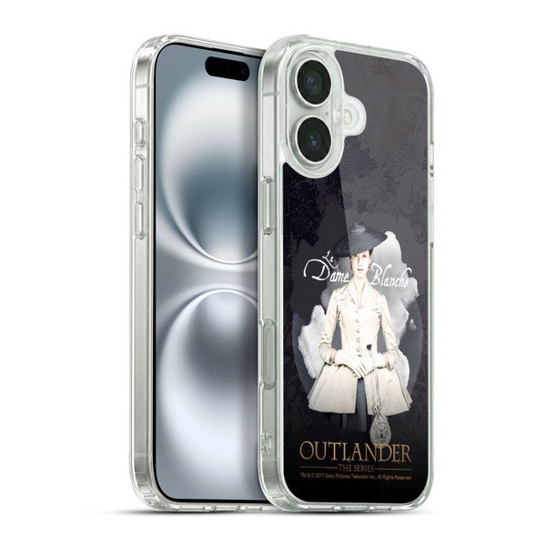 Outlander Portraits La Dame Blanche Soft Gel Case for Apple iPhone 16 Plus & MagSafe