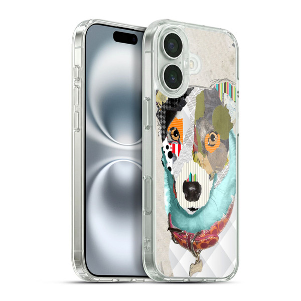 Michel Keck Dogs Jack Rusell Soft Gel Case for Apple iPhone 16 Plus & MagSafe