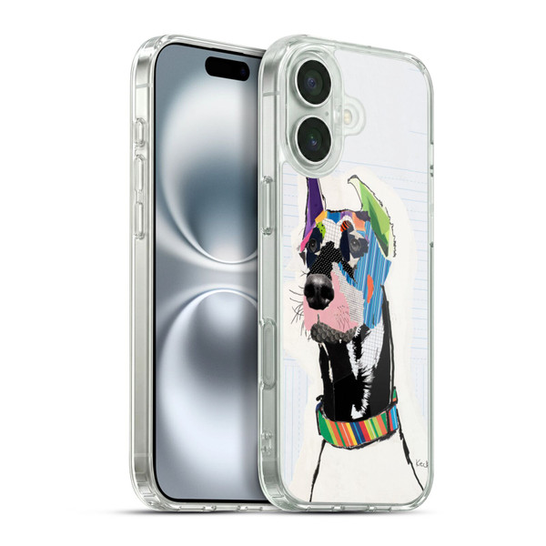 Michel Keck Dogs Ready Soft Gel Case for Apple iPhone 16 Plus & MagSafe