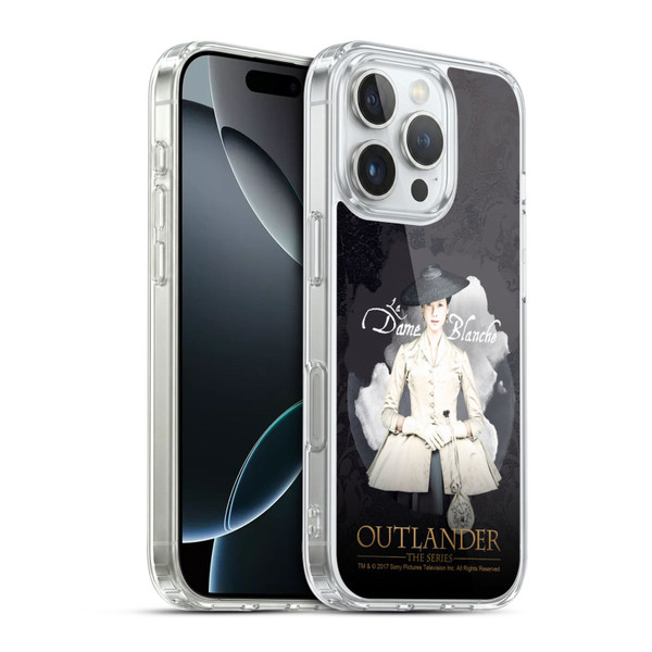 Outlander Portraits La Dame Blanche Soft Gel Case for Apple iPhone 16 Pro & MagSafe