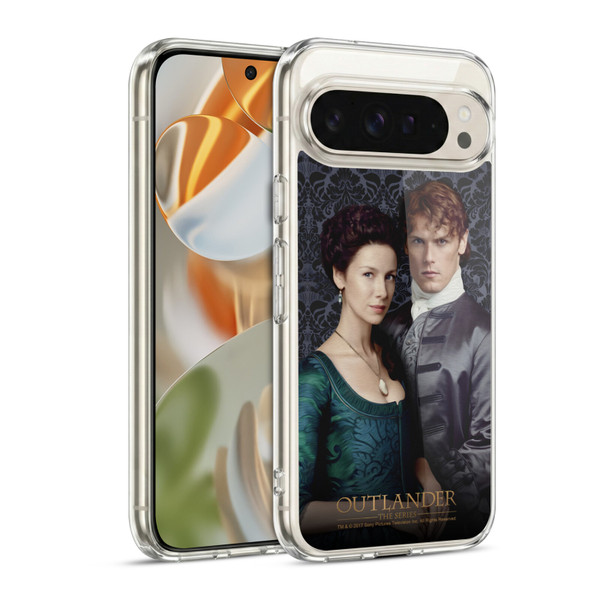 Outlander Portraits Claire & Jamie Soft Gel Case for Google Pixel 9 / Pixel 9 Pro